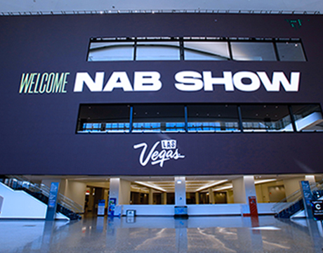 NAB Show Entrance Welcome Sign